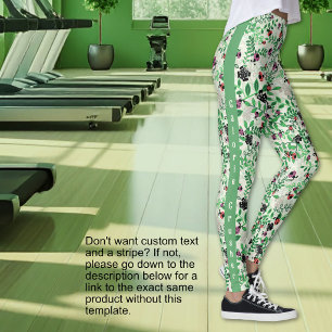 Zomer - Lieveheersbeestjes, Vlinders Bladeren-Teks Leggings