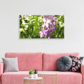 Zomer Lila en Daisies Canvas Afdruk (Insitu (Woonkamer))