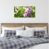 Zomer Lila en Daisies Canvas Afdruk (Insitu (Slaapkamer))