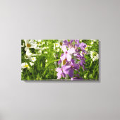 Zomer Lila en Daisies Canvas Afdruk (Voorkant)