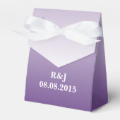 Zomer lila Ombre paarse bruiloft Bedankdoosjes (Voorkant Zijde)
