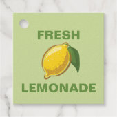 Zomer Limoen Feest Drink Labels (Voorkant)
