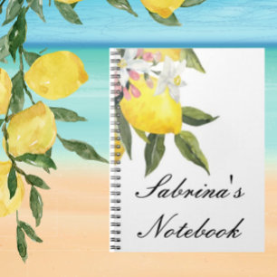 Zomer limoncello bruidsdouche notitieboek