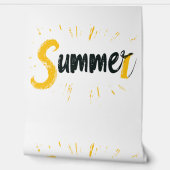 Zomer Logo - Zomer Tekstontwerp Behang (Afrollen)