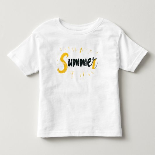 Zomer Logo - Zomer Tekstontwerp Kinder Shirts (Voorkant)