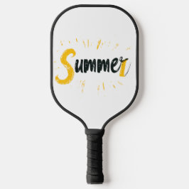 Zomer Logo - Zomer Tekstontwerp Pickleball Paddle