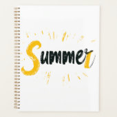 Zomer Logo - Zomer Tekstontwerp Planner (Voorkant)
