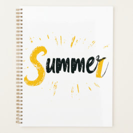 Zomer Logo - Zomer Tekstontwerp Planner