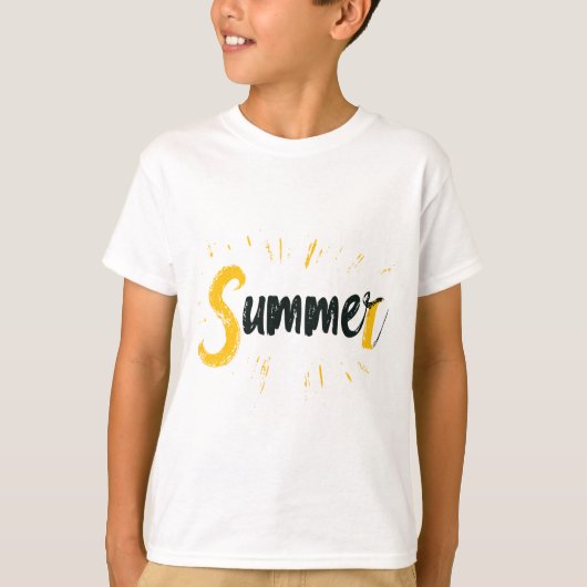 Zomer Logo - Zomer Tekstontwerp T-shirt (Voorkant)