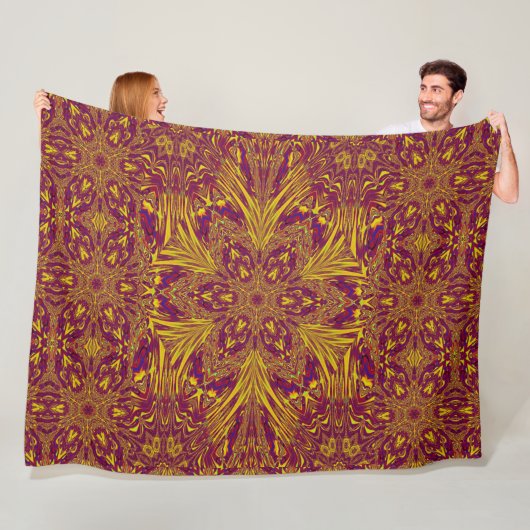 Zomer Lotus Fleece Deken (In situ)