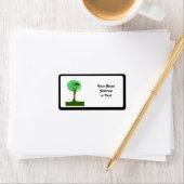 Zomer Lovevogels in een hartenboom Etiket (Insitu)