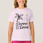 Zomer Lovin’ Beach Vibes T-shirt (Voorkant)