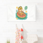 Zomer Luiaard Zwembad Float Spandoek (Insitu)