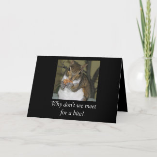 "Zomer" lunch uitnodigingskaart Bedankkaart