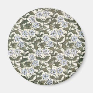 Zomer Maagdenpalm Bloem Art Nouveau Botanisch Magneet