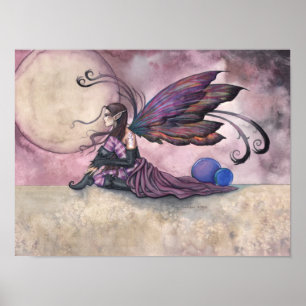 Zomer Maan Fee Gotische Fantasie Kunst Poster