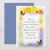 Zomer Madeliefjes Bloemen Uitnodiging (Voorkant / Achterkant)