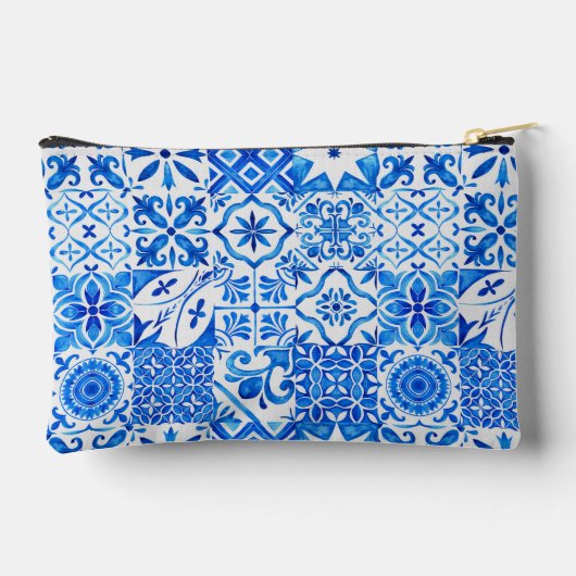 Zomer majolica blauw Siciliaanse citrus Mediterraa Etui (Achterkant)