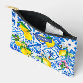 Zomer majolica blauw Siciliaanse citrus Mediterraa Etui (Open)