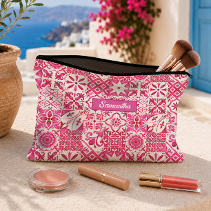 Zomer majolica rood Siciliaans Mediterraan Etui