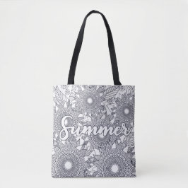 Zomer Mandala's Kleuren Plezier Tote Bag