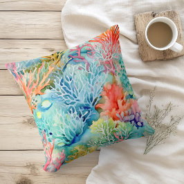 Zomer Marine Coral Reef Kussen
