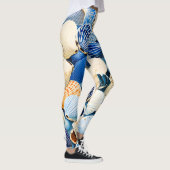 Zomer Marine Seashells Leggings (Rechts)