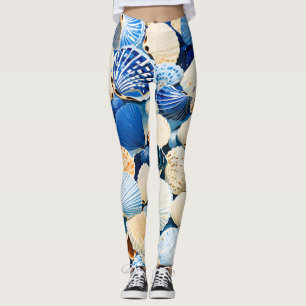 Zomer Marine Seashells Leggings