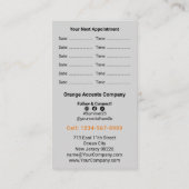 Zomer Marketing Sjabloon Portret Formaat Loyalitei Afsprakenkaartje (Achterkant)