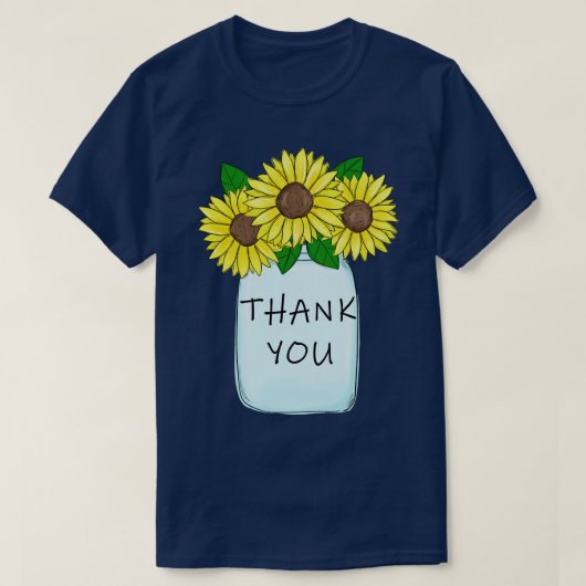 Zomer Mason Jar 1 T-shirt (Design voorkant)