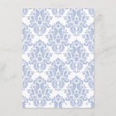 Zomer Mediterraan citroen Trouwdetails Informatiekaartje (Achterkant)