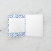 Zomer, Mediterraans, Amalfi stijl, gelukkige verja Bedankkaart (Binnen)