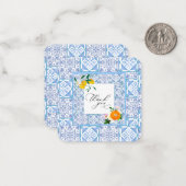 Zomer, Mediterraans, Amalfi stijl, Notitiekaartje (Voorkant / Achterkant in situ)