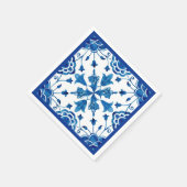 Zomer-mediterrane tegel servet (Hoek)