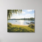 Zomer Meer Canvas Afdruk (Voorkant)