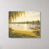 Zomer Meer Herinneringen Canvas Afdruk (Voorkant)