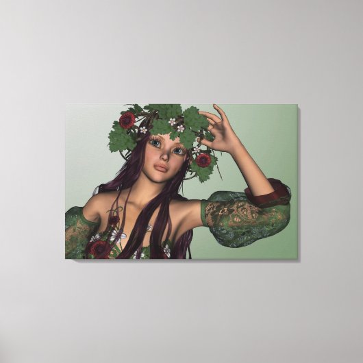 Zomer Meisje Canvas Print (Voorkant)