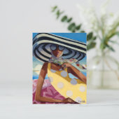 Zomer Meisje III Briefkaart (Staand voorkant)
