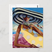 Zomer Meisje III Briefkaart (Voorkant / Achterkant)