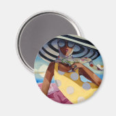 Zomer Meisje III Magneet (Voorkant / Achterkant)