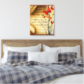 Zomer Melodie Verpakt Canvas Print (Insitu (Slaapkamer))
