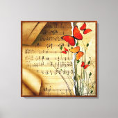 Zomer Melodie Verpakt Canvas Print (Voorkant)