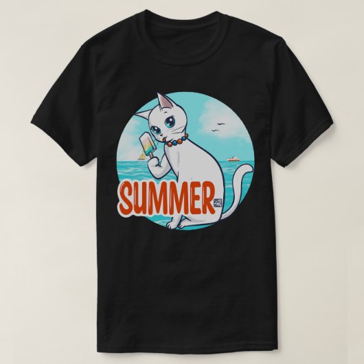 Zomer met ijsje t-shirt (Design voorkant)