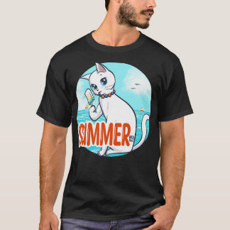Zomer met ijsje t-shirt