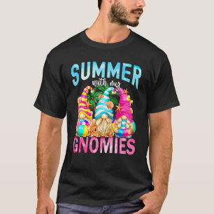 Zomer met mijn Gnomies Cute Garden Family Vacking T-shirt