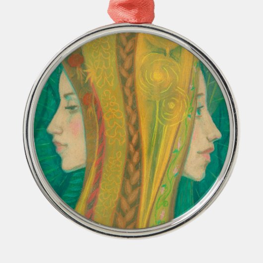 zomer metalen ornament (Voorkant)