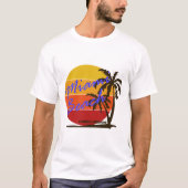 Zomer Miami Beach - Florida T-shirt (Voorkant)