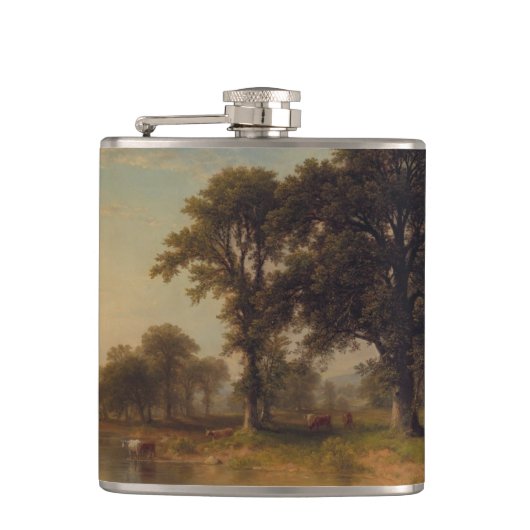 Zomer Middag (1865) - Flask Heupfles (Voorkant)