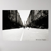 Zomer middag in Buenos Aires Poster (Voorkant)