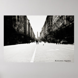 Zomer middag in Buenos Aires Poster